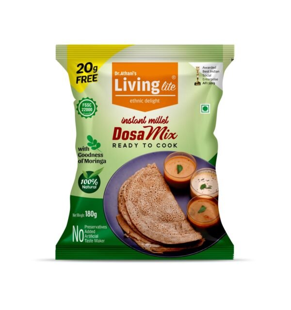 INSTANT MILLET DOSA MIX - ಇನ್‌ಸ್ಟಂಟ್ ಸಿರಿಧಾನ್ಯ ದೋಸೆ ಮಿಶ್ರಣ